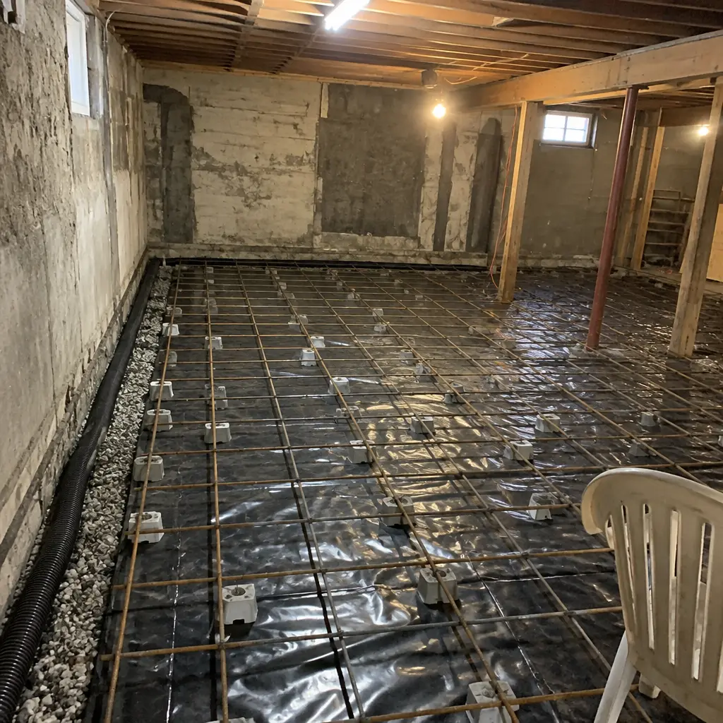Commercial Café Underpinning in Innishore, Barrie, ON - Off-hours scheduling with operating café above