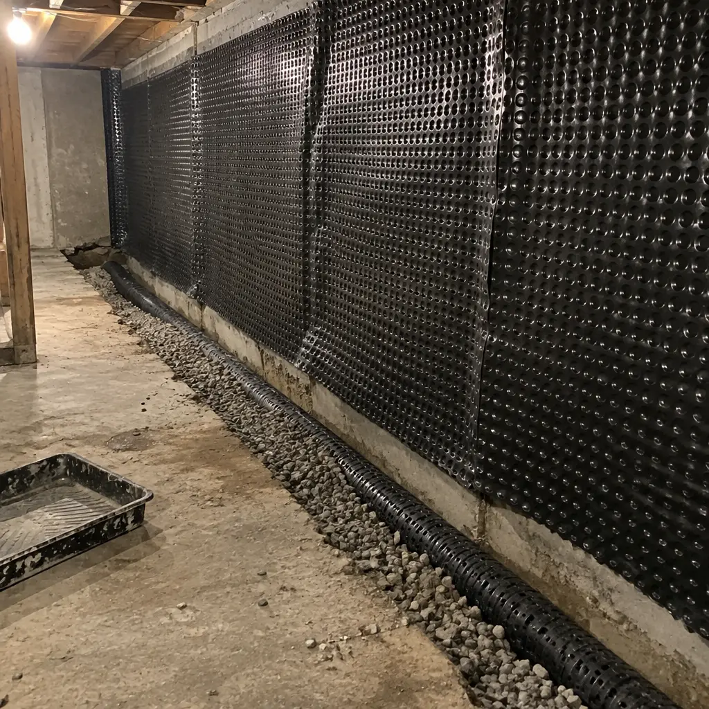 Heritage Rubble-Stone Foundation Underpinning in Doon, Kitchener, ON - Rubble-stone converted to poured concrete + lowered