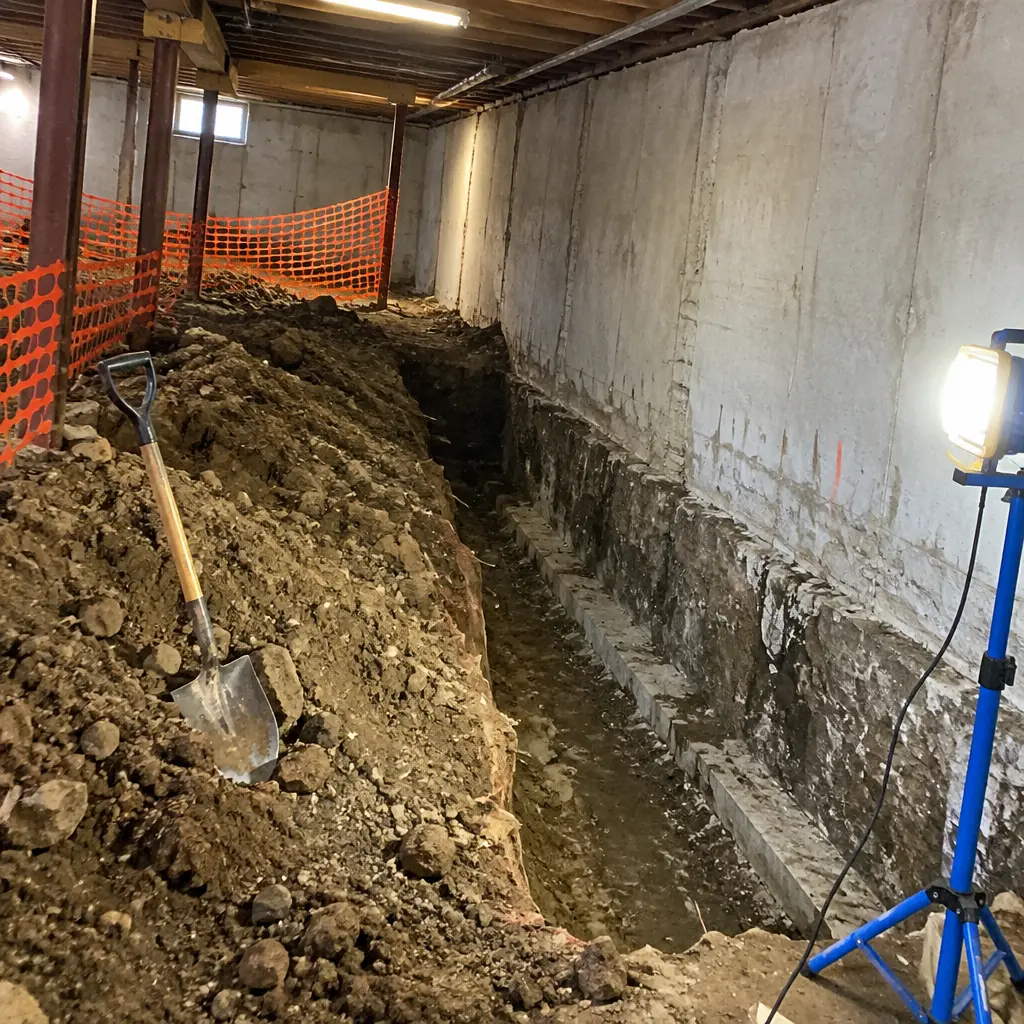 Partial Crawl-Space Underpinning in Downtown Oshawa, Oshawa, ON - Front crawl-space section only
