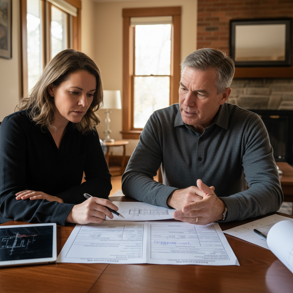Foundation repair work in progress on Toronto home