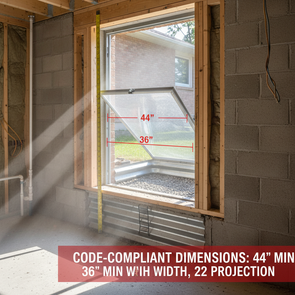 Checklist diagram of legal basement apartment requirements in Toronto