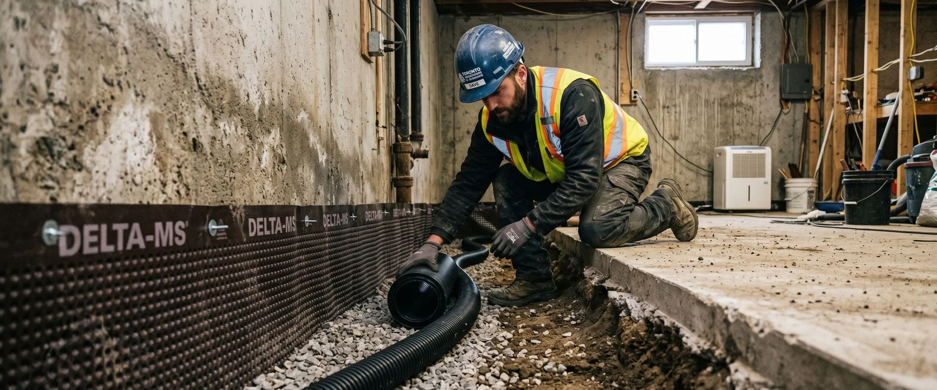 Interior Basement Waterproofing