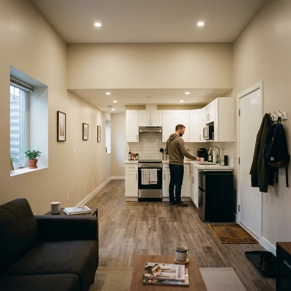 A finished Toronto basement suite after underpinning